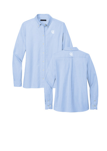 Brooks Brothers Lt Blue Womens Casual Oxford Cloth Shirt-