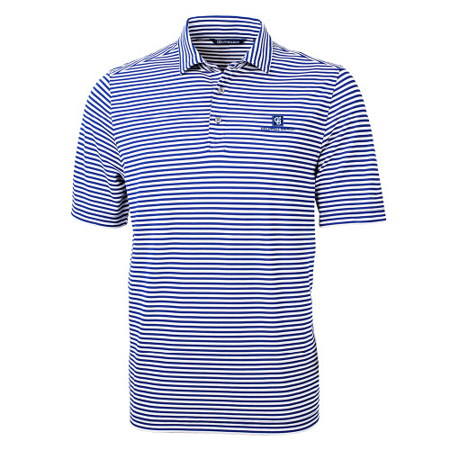 C&B Royal Virtue Eco Pique Stripe Polo-Framed Vertical Single