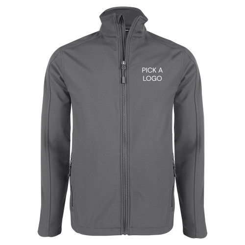 Charcoal Softshell Jacket-My Company Logo