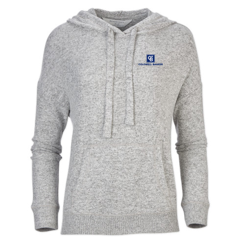 Boxercraft Womens Oxford Grey Heather Cuddle Soft Hoodie-Framed Vertical Single