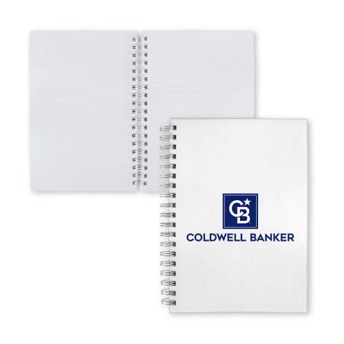 Clear 7 x 10 Spiral Journal Notebook-Framed Vertical Single