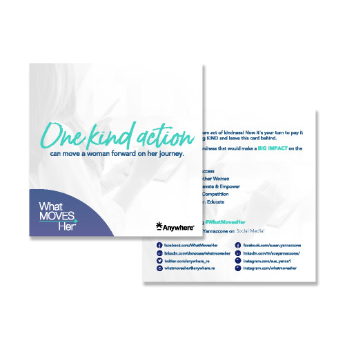 Anywhere What Moves Her KindnessMatters-