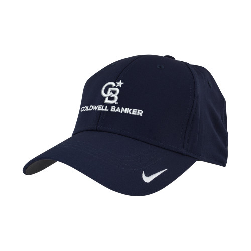 Nike Navy Swoosh Legacy 91 Hat-Monogram Vertical Single