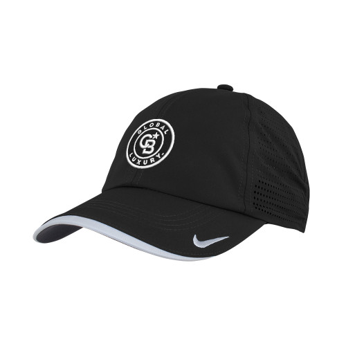 Nike Black Dri Fit Perforated Hat-CBGL Seal