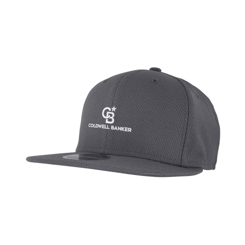 New Era Charcoal Diamond Era 9Fifty Snapback Hat-Monogram Vertical Single
