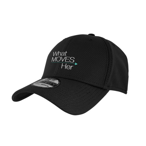 New Era Black Diamond Era 39Thirty Stretch Fit Hat-What Moves Her