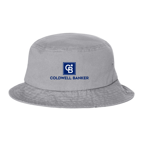 Sportsman Grey Bucket Hat-Framed Vertical Single