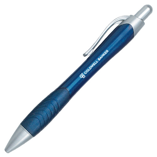 Metallic Mykonos Navy Pen-Monogram Horizontal Single
