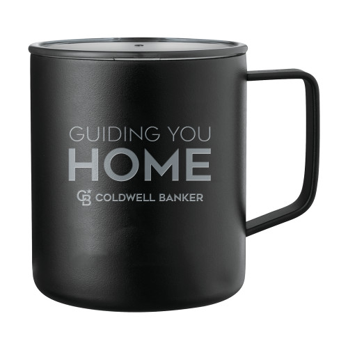 Rover Camp Vacuum Insulated Black Mug 14oz-Guiding You Home Engraved