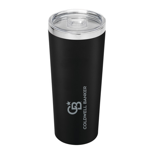 Thor Vacuum Insulated Black Tumbler 22oz-Monogram Stacked Single Engraved