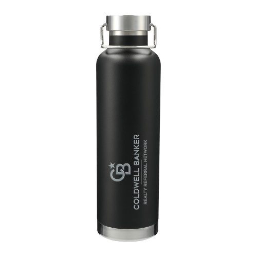 Thor Copper Vacuum Insulated Black Bottle 32oz-Realty Referral Network Framed Vertical Engraved