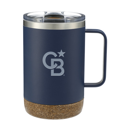 Valhalla Vacuum Insulated Camp Navy Mug 14oz-Monogram Icon Engraved