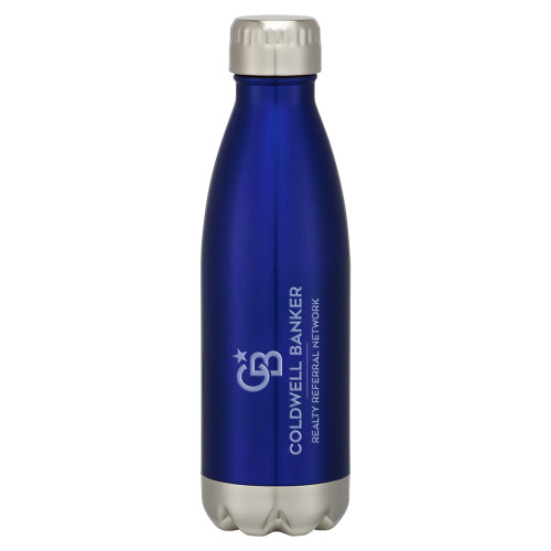Swig Stainless Steel Blue Bottle 16oz-Realty Referral Network Framed Vertical Engraved
