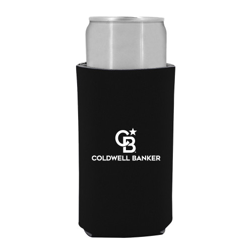 Slim Black Can Holder-Monogram Vertical Single