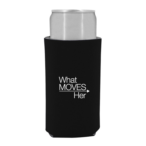 Slim Black Can Holder-What Moves Her