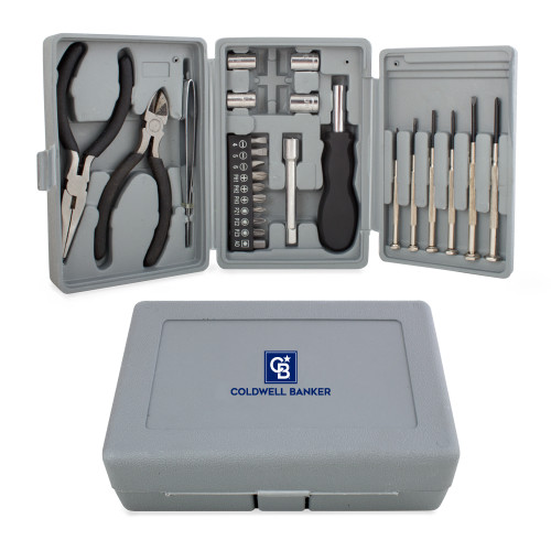 Compact 26 Piece Deluxe Tool Kit-Framed Vertical Single