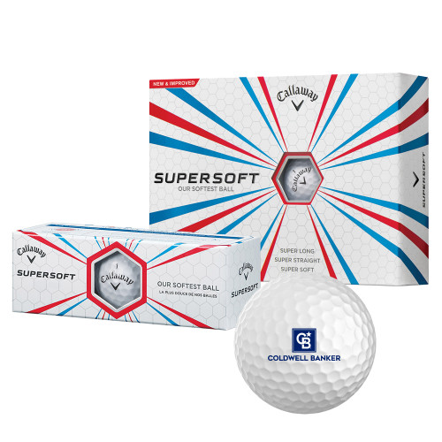 Callaway Supersoft Golf Balls 12/pkg-Framed Vertical Single