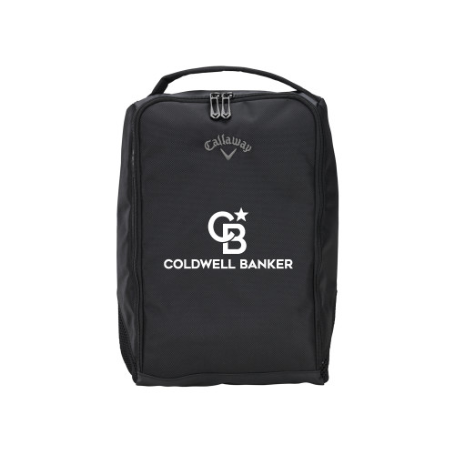 Callaway Clubhouse Black Golf Shoe Bag-Monogram Vertical Single