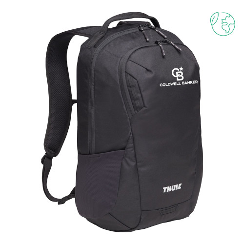 Thule Black Recycled Lumion 15 in. Computer Backpack-Monogram Vertical Single