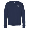 Thumbnail image for  Bella + Canvas Navy Fleece Crew
