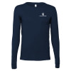 Thumbnail image for  Bella + Canvas Navy Jersey Cotton Long Sleeve T Shirt