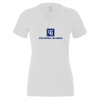 Thumbnail image for  Bella + Canvas Womens White V Neck Cotton T Shirt