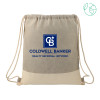 Thumbnail image for  Split Recycled Cotton Grey/Natural Drawstring Bag