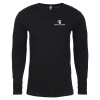 Thumbnail image for  Next Level Black Cotton Long Sleeve Tee