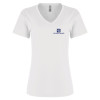 Thumbnail image for  Next Level Womens White Cotton V Neck Tee