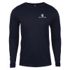 Thumbnail image for  Next Level Navy Cotton Long Sleeve Tee