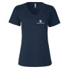 Thumbnail image for  Next Level Womens Navy Sueded V Neck Tee