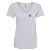 Thumbnail image for  Next Level Womens Heather Grey Cotton V Neck Tee
