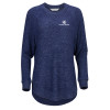 Thumbnail image for  Boxercraft Womens Navy Heather Cuddle Oversized Crew