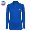 Thumbnail image for  Syntrel Womens Royal Interlock 1/4 Zip