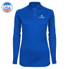 Thumbnail image for  Syntrel Womens Royal Interlock 1/4 Zip
