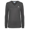 Thumbnail image for  Womens Charcoal Heather VNeck Sweater