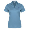 Thumbnail image for  Womens Light Blue Performance Fine Jacquard Polo