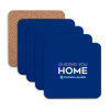Thumbnail image for  Hardboard Coaster w/Cork Backing 4/set