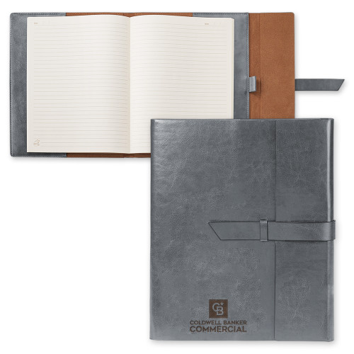 Fabrizio Grey Portfolio w/Loop Closure-Coldwell Banker Commercial Engraved