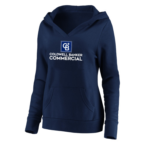 Womens Plus Navy Hoodie-Coldwell Banker Commercial
