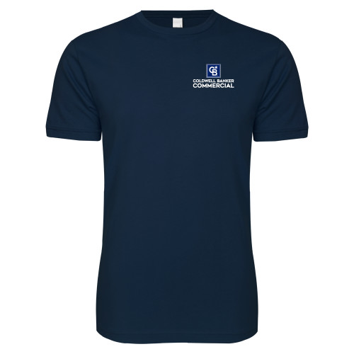 Next Level Navy SoftStyle T Shirt-Coldwell Banker Commercial