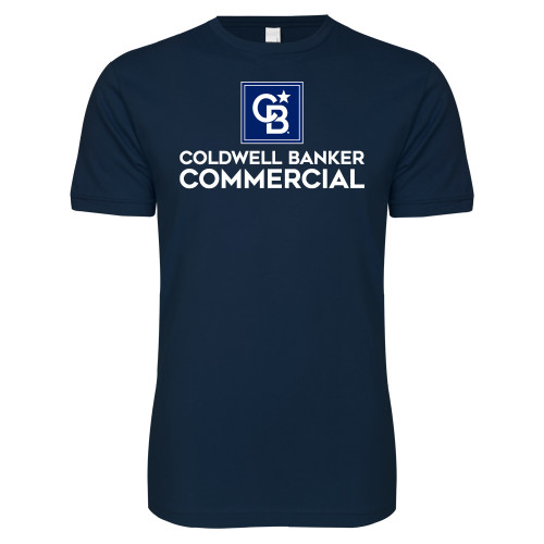 Next Level Navy SoftStyle T Shirt-Coldwell Banker Commercial
