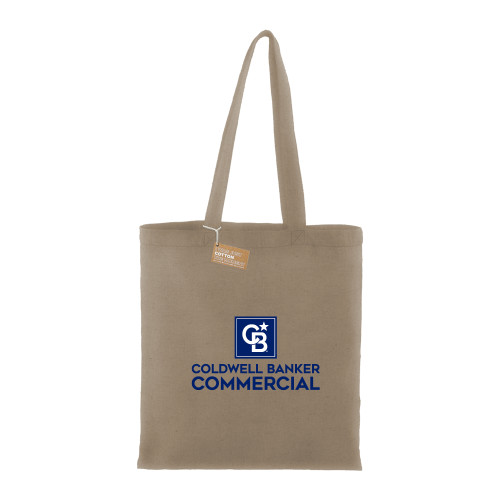 Recycled Cotton Twill Natural Tote-Coldwell Banker Commercial