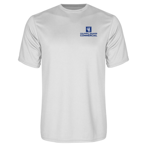 White Performance Tee-Coldwell Banker Commercial