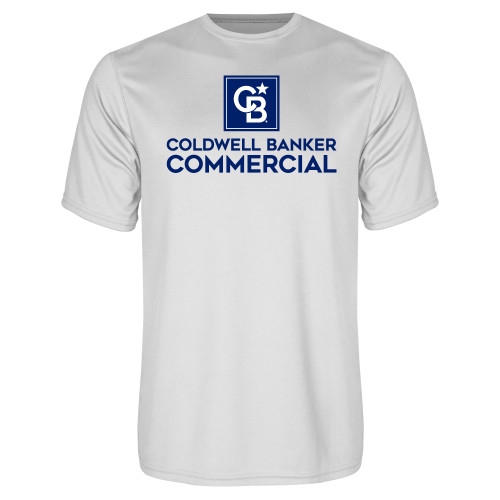 White Performance Tee-Coldwell Banker Commercial