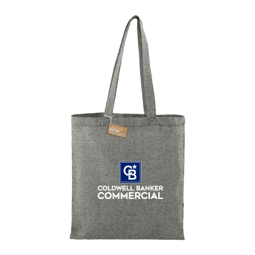 Recycled Cotton Twill Black Tote-Coldwell Banker Commercial