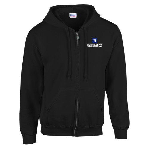 Black Fleece Full Zip Hoodie-Coldwell Banker Commercial