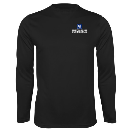 Black Performance Long Sleeve Shirt-Coldwell Banker Commercial