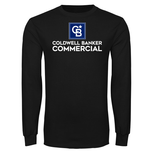 Black Long Sleeve T Shirt-Coldwell Banker Commercial