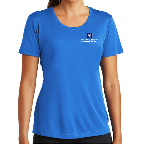 Womens Royal Performance Tee-Coldwell Banker Commercial